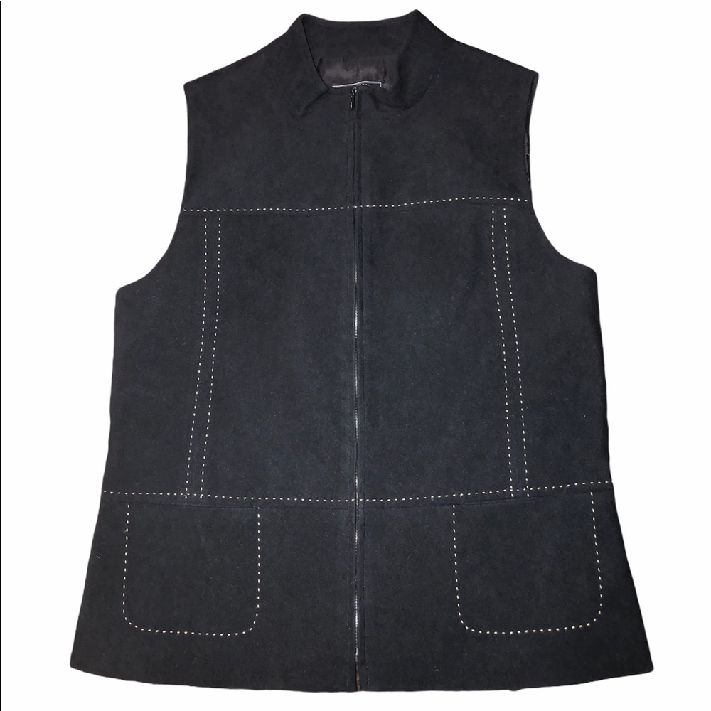 Vintage 90’s Stitched Women’s Zip Vest Size Small